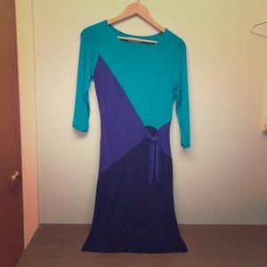 Calvin Klein color block dress